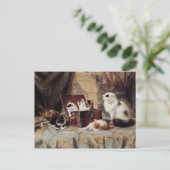 ヴィンテージヘンリエットロナーナイフ好きジュエリー ポストカード (スタンド正面)