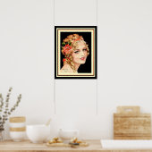 ヴィンテージヘンリークライヴフラッパー女の子ポスター16 x 20 ポスター (キッチン)