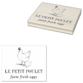 ヴィンテージヘン |カントリーエッグファーム ラバースタンプ (押印)