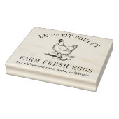 ヴィンテージヘン |カントリーファームの名前とアドレス ラバースタンプ (スタンプ)