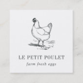 ヴィンテージヘン |カントリーファーム スクエア名刺 (正面)