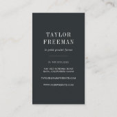 ヴィンテージヘン |ファーム 名刺 (裏面)