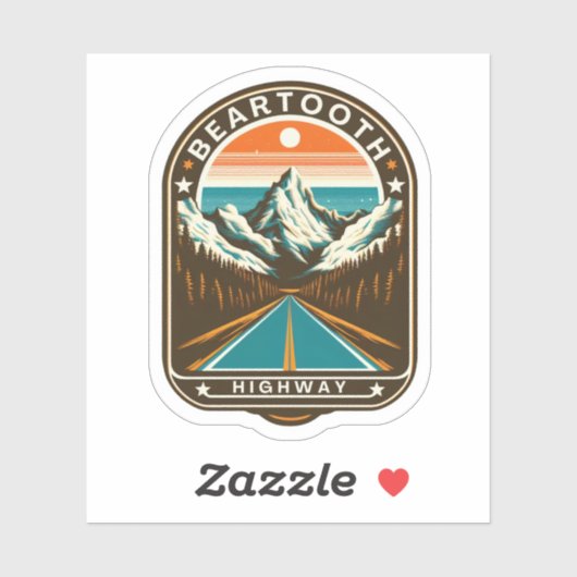 ヴィンテージベアティースハイウェイus 212モンタナロード シール (シート)