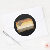 ヴィンテージベアプライドフラグ ラウンドシール (封筒)