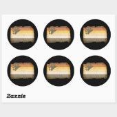 ヴィンテージベアプライドフラグ ラウンドシール (シート)