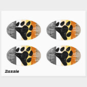 ヴィンテージベアプライド 楕円形シール (シート)