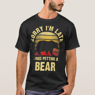 ヴィンテージベアー恋人ごめんなさい私はクマFをペッティングしていた Tシャツ