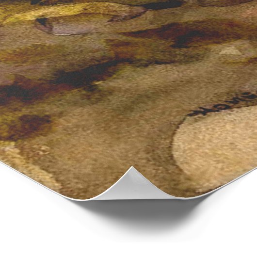 ヴィンテージベア&カヌーウィンスローホーマー1895 ポスター (角)