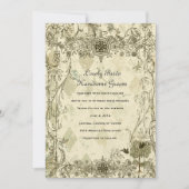 ヴィンテージベイタリアンルディグリス結婚式招待状 招待状 (正面)
