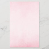 ヴィンテージベイビーシャワー推測ベビーの到着 チラシ (裏面)