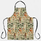 ヴィンテージベジタブルアートバイアドルフミロパターン エプロン (正面)
