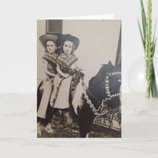 ヴィンテージベスティービーフガールフーズ誕生日カード カード (正面)