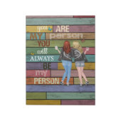 ヴィンテージベストフレンド毛布 |クリスマスブランケット ノートパッド (回転)