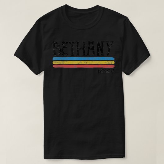 ヴィンテージベタニービーチデラウェア愛ギフトお土産 Tシャツ (デザイン正面)