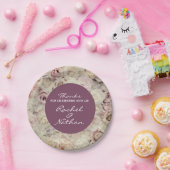 ヴィンテージベッド結婚オブバラ紙プレート ペーパープレート (パーティー)