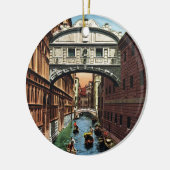 ヴィンテージベニスのため息の橋 セラミックオーナメント (左)