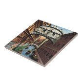 ヴィンテージベニスのため息の橋 タイル (側面)