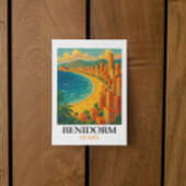 ヴィンテージベニドルムスペインサマーバケーション ポストカード