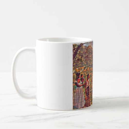 ヴィンテージベネズエラ・デ・アンティアー コーヒーマグカップ (左)