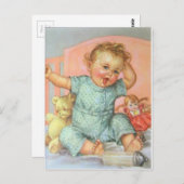 ヴィンテージベビーおもちゃ ポストカード (正面/裏面)