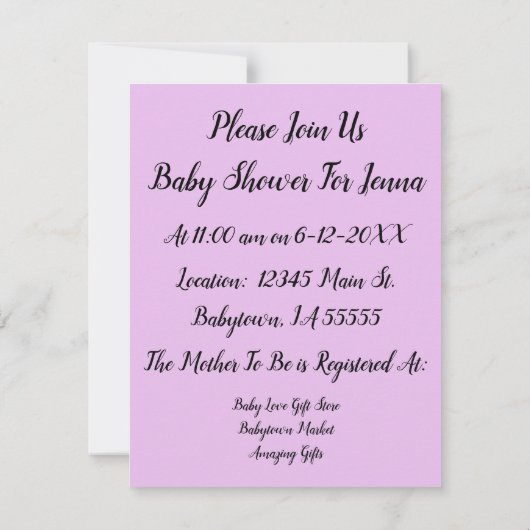 ヴィンテージベビーとストーク (裏面)