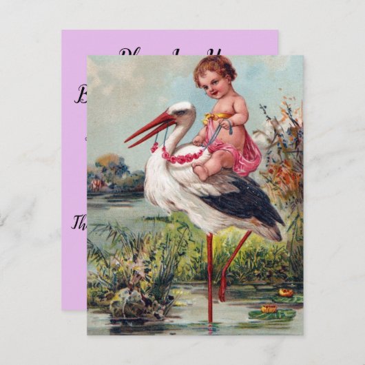 ヴィンテージベビーとストーク (正面/裏面)