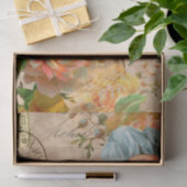 ヴィンテージベビーはがき切り離しティッシュペーパー 薄葉紙 (ギフト)