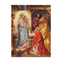 ヴィンテージベビーイエスと三王