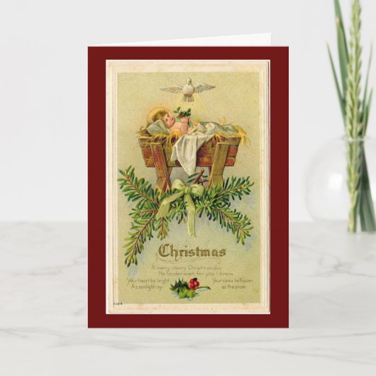 ヴィンテージベビーイエスアンドドーブ シーズンカード (正面)