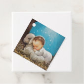 ヴィンテージベビーイエス、子羊と眠る フェイバータグ (インサイチュ)