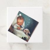 ヴィンテージベビーイエス、子羊と眠る フェイバータグ (インサイチュ)