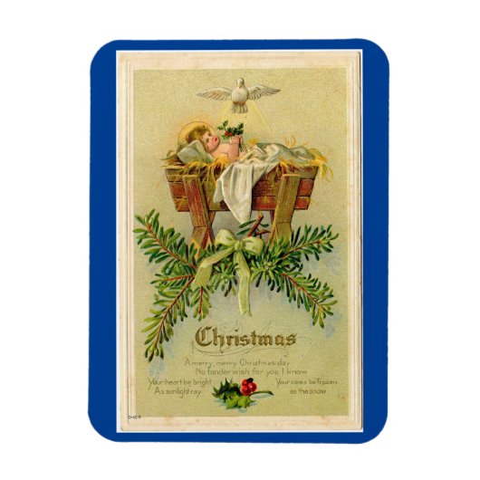 ヴィンテージベビーイエズフレキシブルマグネット マグネット (縦)