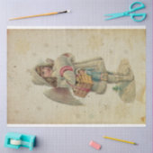 ヴィンテージベビーエンジェル玩具 薄葉紙 (クラフト)