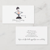 ヴィンテージベビーオンスケールドゥラビジネスカード 名刺 (正面/裏面)