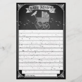 ヴィンテージベビーカーのハロウィーンベイビーシャワーアドバイス (正面)