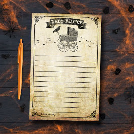 ヴィンテージベビーカーのハロウィーンベイビーシャワーアドバイス