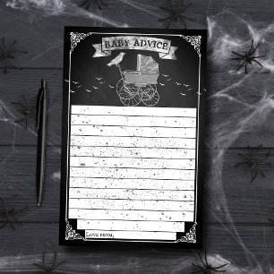 ヴィンテージベビーカーのハロウィーンベイビーシャワーアドバイス