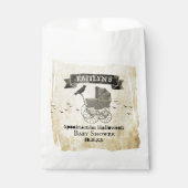 ヴィンテージベビーカーのハロウィーンベイビーシャワー フェイバーバッグ (正面)