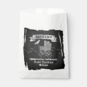 ヴィンテージベビーカーのハロウィーンベイビーシャワー フェイバーバッグ (正面)