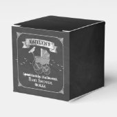 ヴィンテージベビーカーのハロウィーンベイビーシャワー フェイバーボックス (正面サイド)