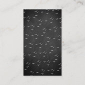 ヴィンテージベビーカーのハロウィーンベビーシャワーおむつ エンクロージャーカード (裏面)