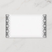 ヴィンテージベビーガールおむつラッフルチケット エンクロージャーカード (裏面)