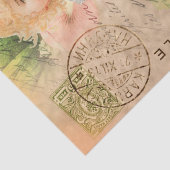 ヴィンテージベビーガールはがきデコペティッシュペーパー 薄葉紙 (詳細)