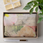 ヴィンテージベビーガールはがきデコペティッシュペーパー 薄葉紙 (ギフト)