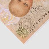 ヴィンテージベビーガールはがきデコペティッシュペーパー 薄葉紙 (詳細)