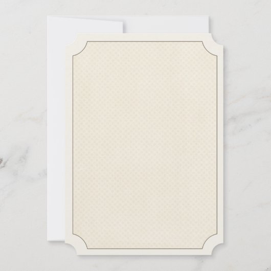 ヴィンテージベビーキャリッジシャワー招待状 招待状 (裏面)