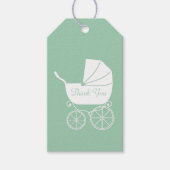 ヴィンテージベビーキャリッジシャワー美 ギフトタグ (正面)