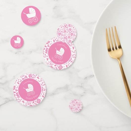 ヴィンテージベビーキャリッジシャワー美 コンフェッティ (グループ)