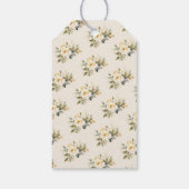 ヴィンテージベビーキャリッジ中立ベビーシャワーの好意 ギフトタグ (裏面)