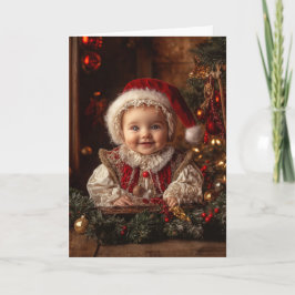 ヴィンテージベビークリスマスカード カード